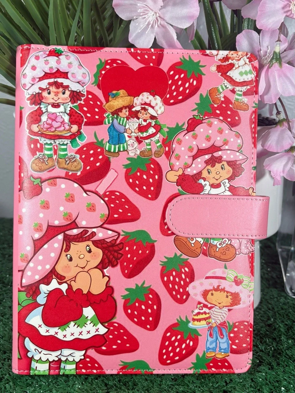 Strawberry shortcake Custom A5 Binder with 50 lined paper included